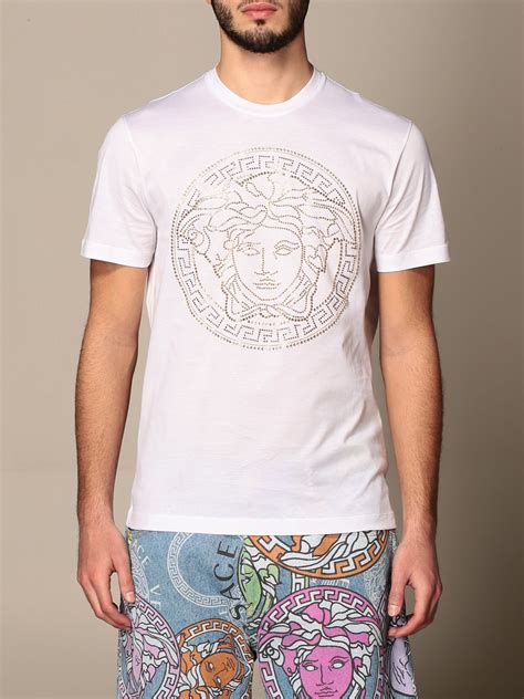 t shirt versace strass|All T.